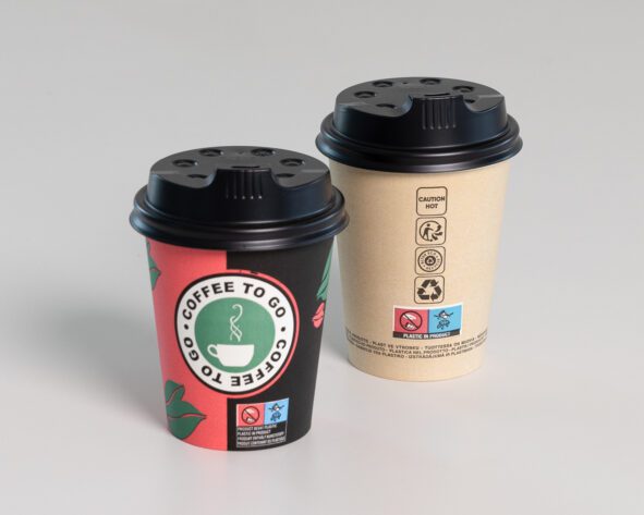 Tasses à café en carton