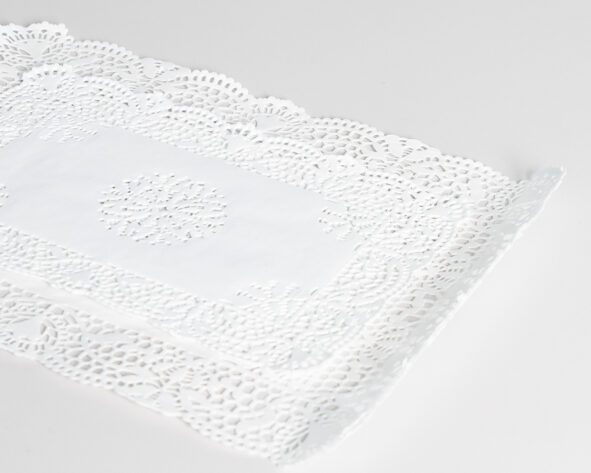 dentelle de papier rectangulaire